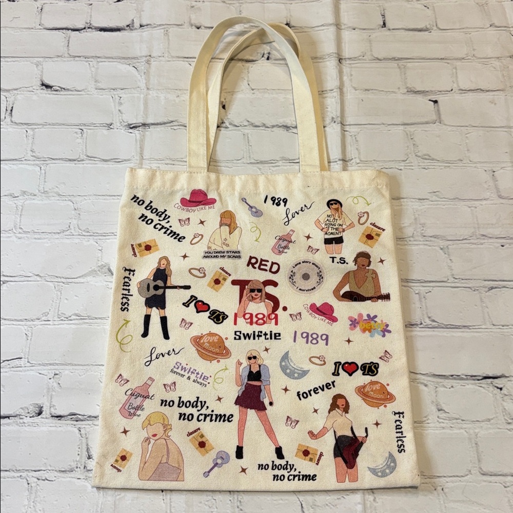 Taylor Swift Eras Tour Canvas Tote Bag - Picture 11 of 11